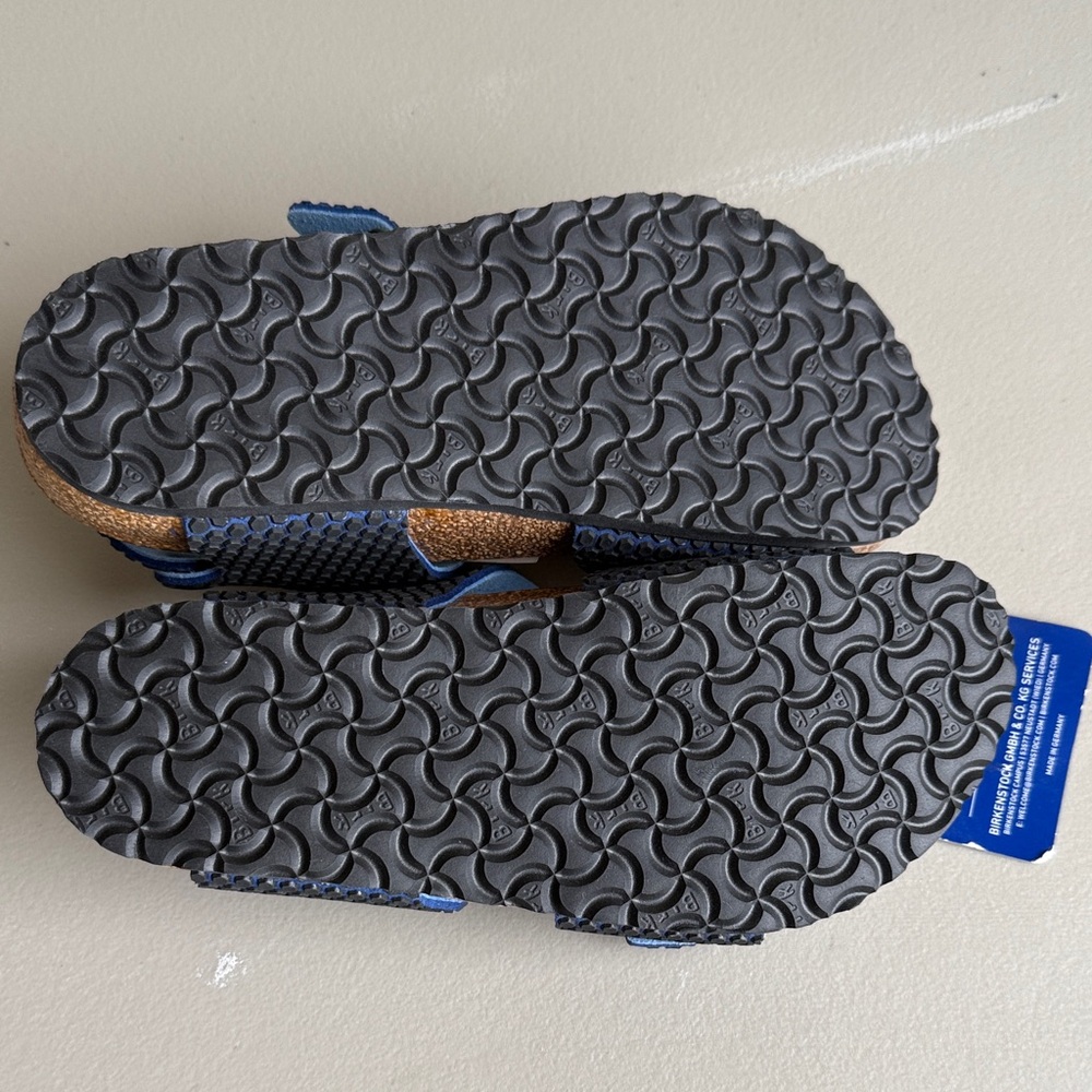 Birkenstock Kids Navy Textured Sandals - Picture 2 of 4